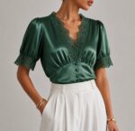 شومیز ساتن زارا کد 213 - Image 3