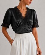 شومیز ساتن زارا کد 213 - Image 2